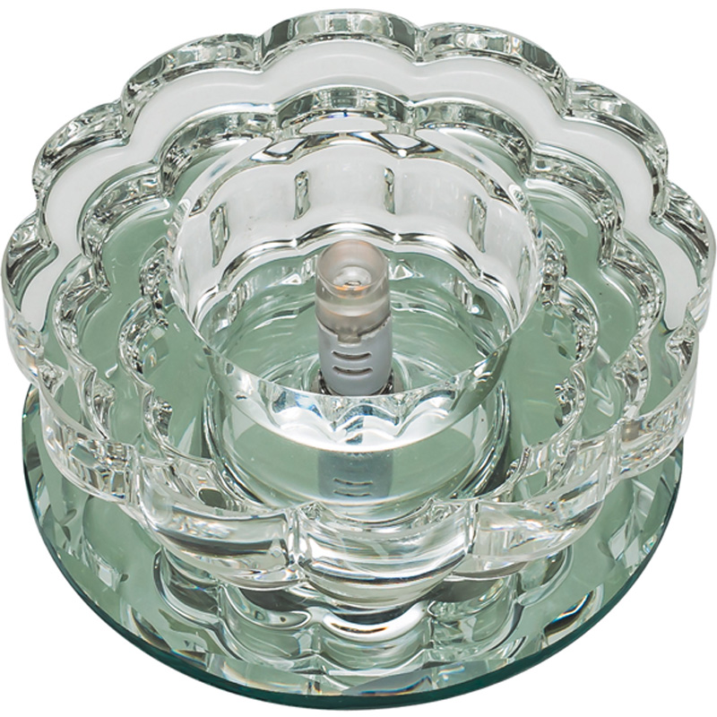 DLS-F125 G4 GLASSY/CLEAR Светильник декоративный встраиваемый ТМ Fametto DLS-F125 G4 GLASSY/CLEAR Светильник декоративный встраиваемый ТМ Fametto