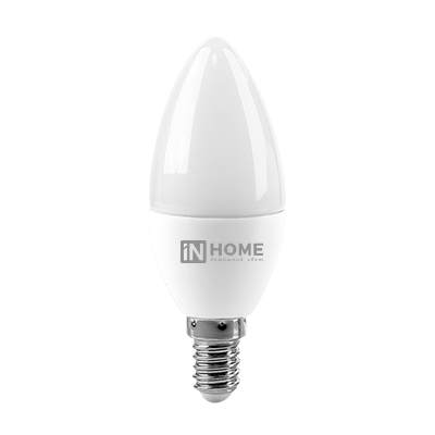 Лампа светодиодная LED-СВЕЧА-VC 6Вт 230В Е14 6500К 570Лм IN HOME