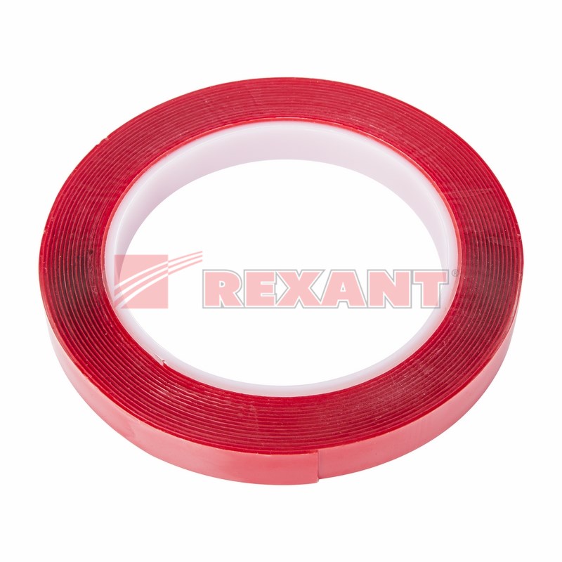 Двухсторонний скотч REXANT, прозрачный, на акриловой основе, 12 мм, ролик 5 м Двухсторонний скотч REXANT, прозрачный, на акриловой основе, 12 мм, ролик 5 м