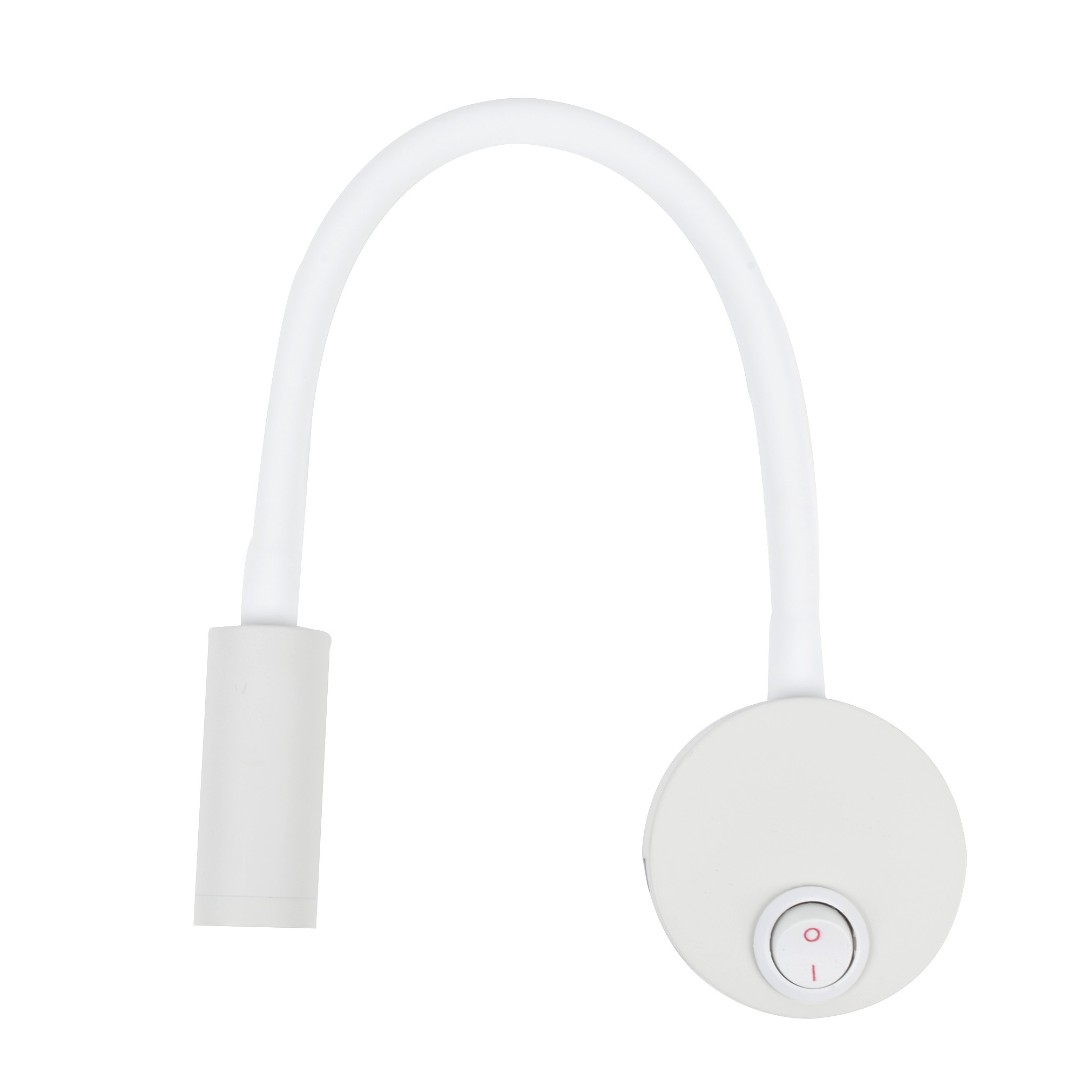 ULT-F21-3W/4000K IP20 WHITE Светильник светодиодный настенный гибкий для интерьерного освещения. 85- ULT-F21-3W/4000K IP20 WHITE Светильник светодиодный настенный гибкий для интерьерного освещения. 85-